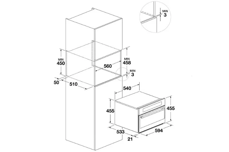 Шкаф шоковой заморозки Fulgor Milano FBC 4500 TF WH