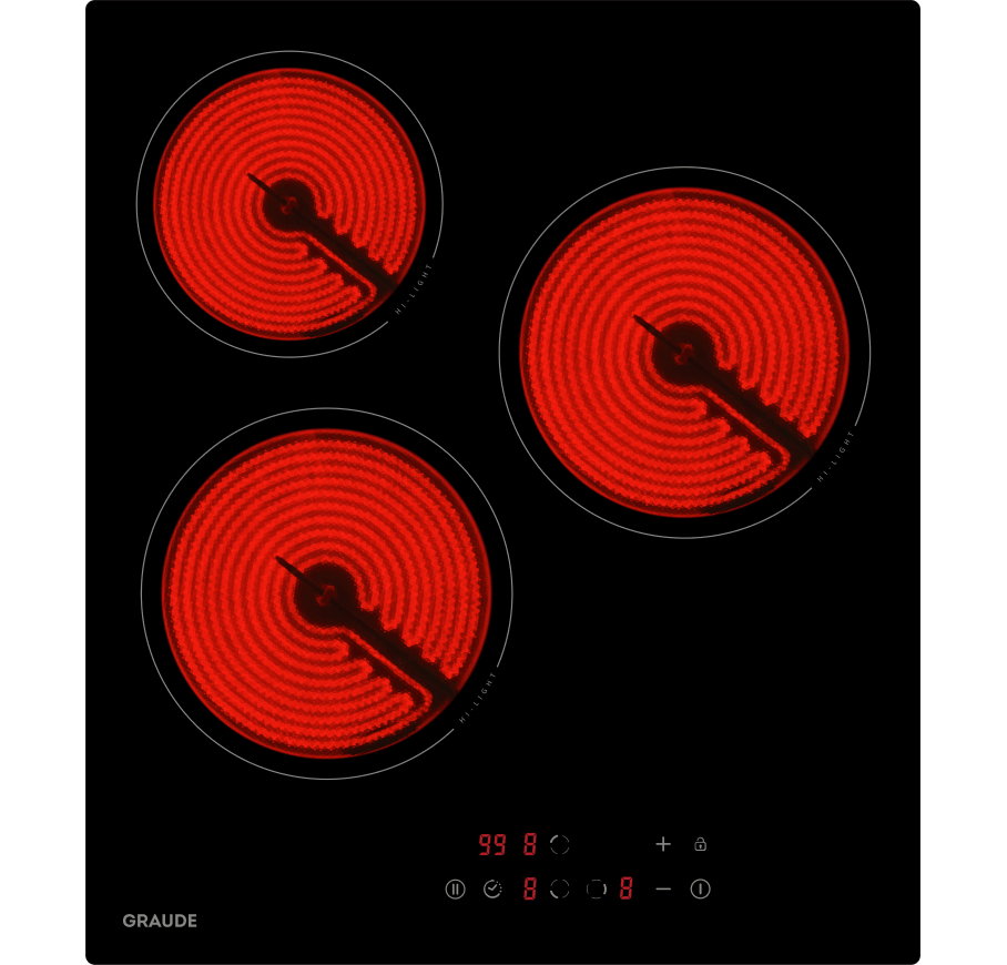 Стеклокерамическая варочная панель Premium Graude EK 45.0 S